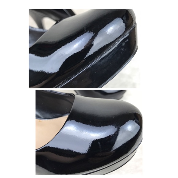 Arturo Chiang Black Soft Patent 5" Heels 8.5 M - Picture 4 of 8